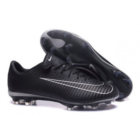 Nike Mercurial Vapor XI FG Nouvelles Chaussures de Foot Noir Blanc