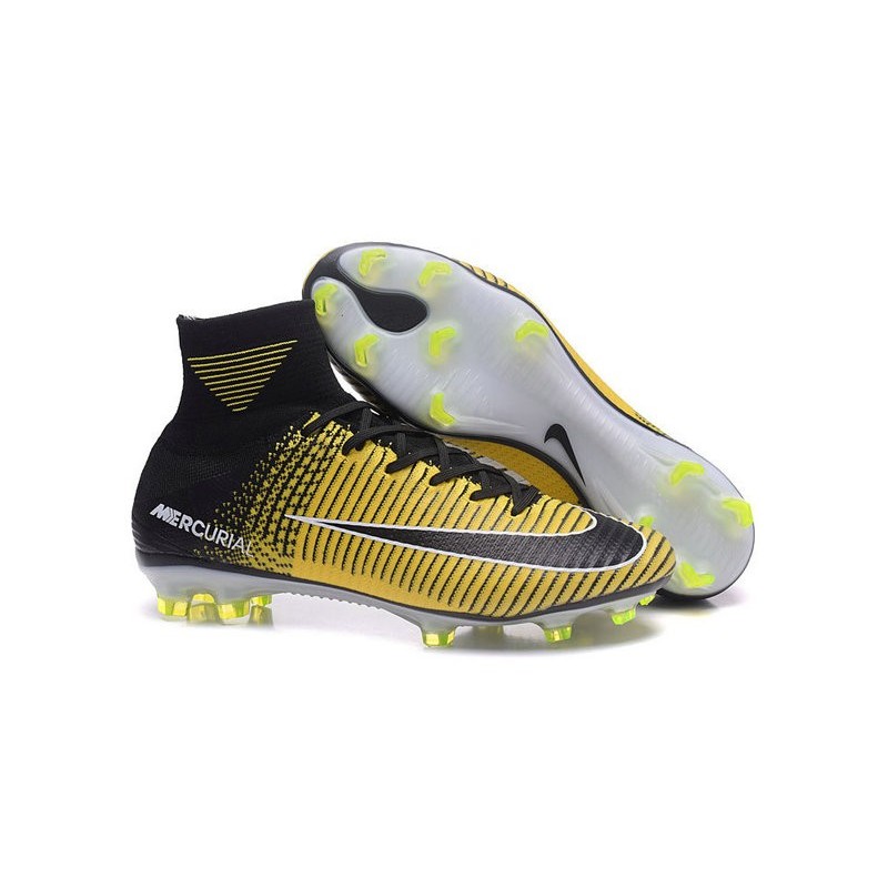 crampon jaune fluo