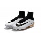 Nike Crampons Football Mercurial Superfly V FG Blanc Or Noir