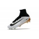 Nike Crampons Football Mercurial Superfly V FG Blanc Or Noir