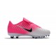 Nike Mercurial Vapor XI FG Nouvelles Chaussures de Foot Rose Blanc Noir