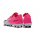 Nike Mercurial Vapor XI FG Nouvelles Chaussures de Foot Rose Blanc Noir