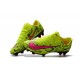 Nike Mercurial Vapor XI FG Nouvelles Chaussures de Foot Jaune Rose