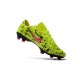 Nike Mercurial Vapor XI FG Nouvelles Chaussures de Foot Jaune Rose