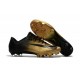 Nike Mercurial Vapor XI FG Nouvelles Chaussures de Foot Noir Or