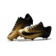 Nike Mercurial Vapor XI FG Nouvelles Chaussures de Foot Noir Or