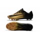 Nike Mercurial Vapor XI FG Nouvelles Chaussures de Foot Noir Or