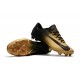 Nike Mercurial Vapor XI FG Nouvelles Chaussures de Foot Noir Or