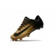 Nike Mercurial Vapor XI FG Nouvelles Chaussures de Foot Noir Or