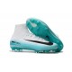 Nike Mercurial Superfly 5 FG ACC Nouvelles Chaussure de Foot Blanc Bleu Noir