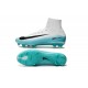 Nike Mercurial Superfly 5 FG ACC Nouvelles Chaussure de Foot Blanc Bleu Noir