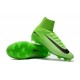 Nike Mercurial Superfly 5 FG ACC Nouvelles Chaussure de Foot Vert Noir