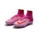Nike Mercurial Superfly 5 FG ACC Nouvelles Chaussure de Foot Rose Rouge