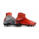 Chaussures Nouvel Nike Hypervenom Phantom III DF FG Rouge Gris