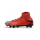 Chaussures Nouvel Nike Hypervenom Phantom III DF FG Rouge Gris