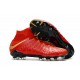 Chaussures Nouvel Nike Hypervenom Phantom III DF FG Rouge Or