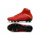 Chaussures Nouvel Nike Hypervenom Phantom III DF FG Rouge Or