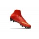 Chaussures Nouvel Nike Hypervenom Phantom III DF FG Rouge Or