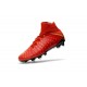 Chaussures Nouvel Nike Hypervenom Phantom III DF FG Rouge Or