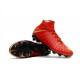 Chaussures Nouvel Nike Hypervenom Phantom III DF FG Rouge Or