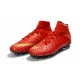 Chaussures Nouvel Nike Hypervenom Phantom III DF FG Rouge Or