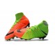 Chaussures Nouvel Nike Hypervenom Phantom III DF FG Vert Orange Noir