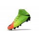 Chaussures Nouvel Nike Hypervenom Phantom III DF FG Vert Orange Noir