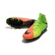 Chaussures Nouvel Nike Hypervenom Phantom III DF FG Vert Orange Noir