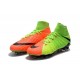 Chaussures Nouvel Nike Hypervenom Phantom III DF FG Vert Orange Noir