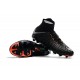 Chaussures Nouvel Nike Hypervenom Phantom III DF FG Noir Argent