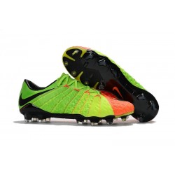 Nike Hypervenom Phantom 3 FG Crampons Football 2017 -Vert Orange