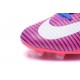 Nike Crampon Football 2017 Mercurial Superfly V FG Rose Bleu Blanc