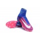 Nike Crampon Football 2017 Mercurial Superfly V FG Rose Bleu Blanc