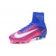 Nike Crampon Football 2017 Mercurial Superfly V FG Rose Bleu Blanc