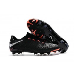 Nike Hypervenom Phantom 3 FG Crampons Football 2017 - Noir Argent Orange