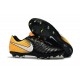 Chaussures de Football 2017 Nike Tiempo Legend VII FG ACC Noir Jaune