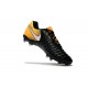 Chaussures de Football 2017 Nike Tiempo Legend VII FG ACC Noir Jaune