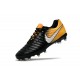 Chaussures de Football 2017 Nike Tiempo Legend VII FG ACC Noir Jaune