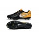 Chaussures de Football 2017 Nike Tiempo Legend VII FG ACC Noir Jaune