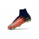 Nike Crampon Football 2017 Mercurial Superfly V FG Bleu Royal Chrome Carmin