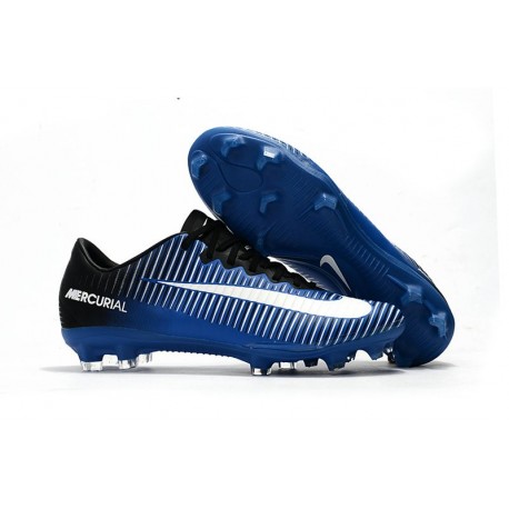 Nike Mercurial Vapor 11 FG 2017 Crampon Homme - Bleu Blanc