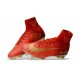 Nike Crampon Football 2017 Mercurial Superfly V CR7 FG Rouge Or