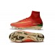 Nike Crampon Football 2017 Mercurial Superfly V CR7 FG Rouge Or