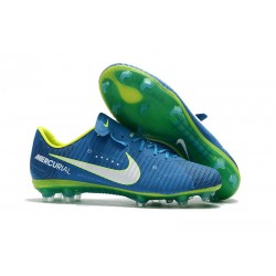 Nike Mercurial Vapor 11 FG 2017 Crampon Neymar - Bleu Blanc