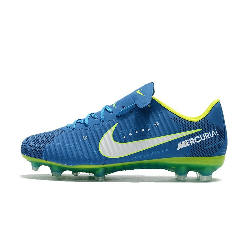 Nike Vapor FG Crampon Neymar - Bleu Blanc