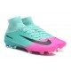 Nike Crampon Football 2017 Mercurial Superfly V FG Bleu Rose