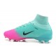 Nike Crampon Football 2017 Mercurial Superfly V FG Bleu Rose