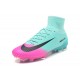 Nike Crampon Football 2017 Mercurial Superfly V FG Bleu Rose