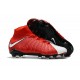 Chaussures Nouvel Nike Hypervenom Phantom III DF FG Rouge Blanc