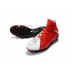 Chaussures Nouvel Nike Hypervenom Phantom III DF FG Rouge Blanc